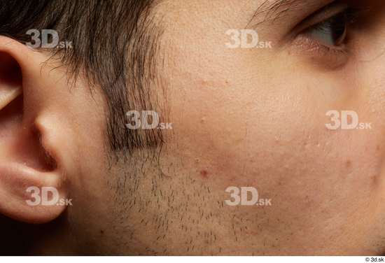 Eye Face Cheek Ear Hair Skin Man Slim Studio photo references