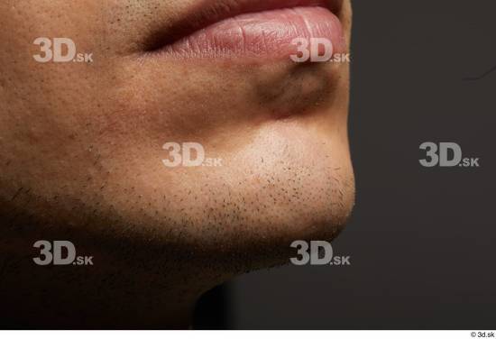 Face Mouth Skin Man Slim Studio photo references