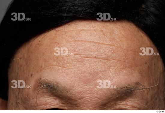 Face Hair Man Asian Slim Wrinkles Studio photo references