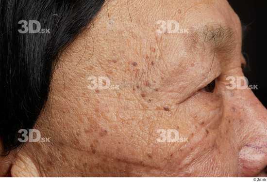 Eye Face Hair Man Asian Slim Wrinkles Studio photo references