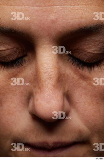 Face Nose Skin Woman Slim Wrinkles Studio photo references