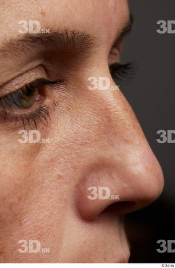 Eye Face Nose Skin Woman Slim Wrinkles Studio photo references