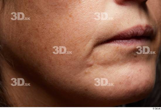 Face Mouth Cheek Skin Woman Slim Wrinkles Studio photo references