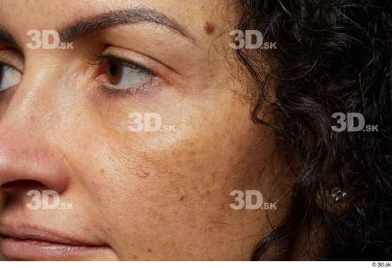 Eye Face Mouth Nose Cheek Hair Skin Woman Slim Wrinkles Studio photo references