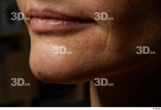 Face Mouth Skin Woman Slim Studio photo references