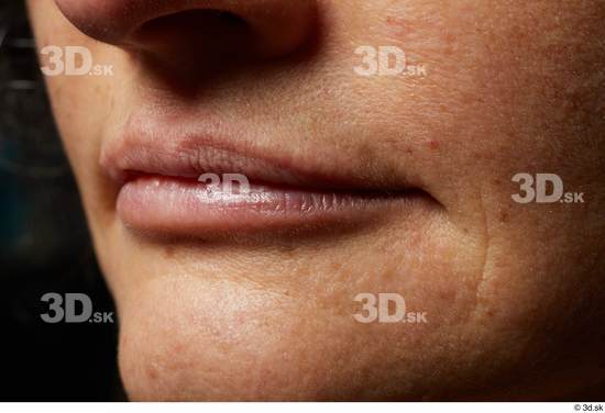 Face Mouth Skin Woman Slim Studio photo references