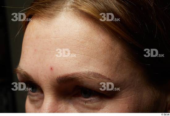 Face Hair Skin Woman White Slim Wrinkles Studio photo references