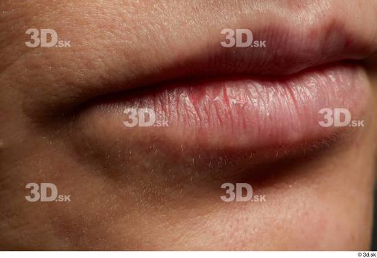 Face Mouth Skin Woman White Slim Wrinkles Studio photo references