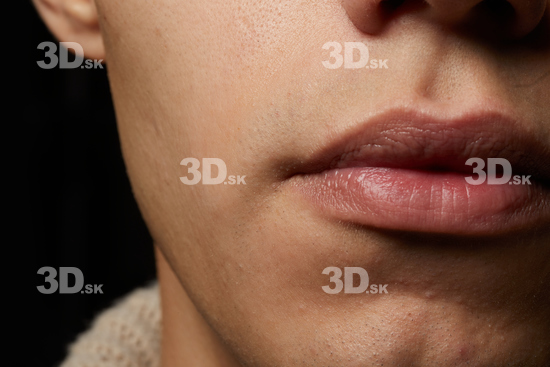 Face Mouth Cheek Skin Man Slim Studio photo references