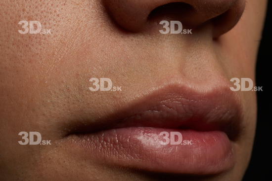 Face Mouth Skin Man Slim Studio photo references