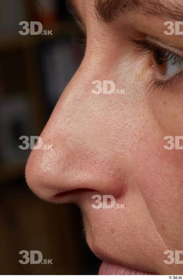 Face Nose Skin Woman Slim Wrinkles Studio photo references