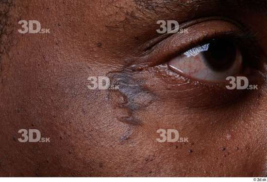 Eye Face Skin Man Black Scar Slim Studio photo references