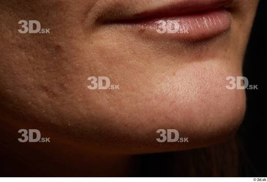 Face Mouth Skin Woman White Slim Studio photo references