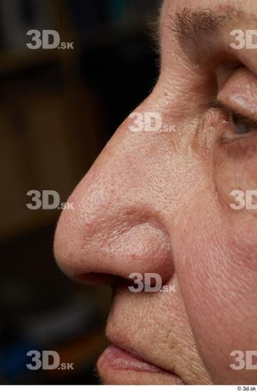 and more Face Nose Skin Woman White Chubby Wrinkles Studio photo references