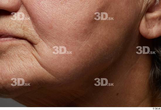 and more Face Cheek Skin Woman White Chubby Wrinkles Studio photo references