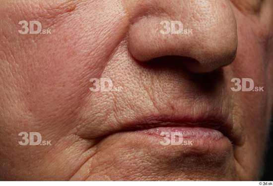 and more Face Mouth Nose Cheek Skin Woman White Chubby Wrinkles Studio photo references