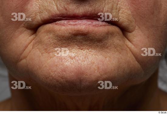 and more Face Mouth Skin Woman White Chubby Wrinkles Studio photo references