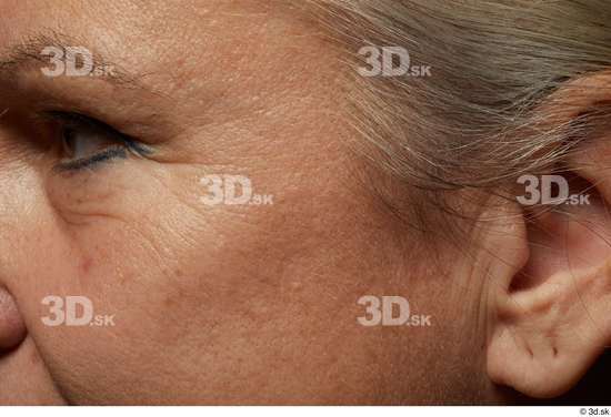 Eye Face Cheek Ear Hair Skin Woman White Chubby Wrinkles Studio photo references