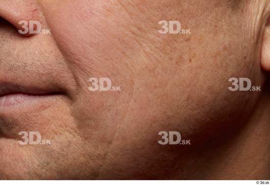 Face Cheek Skin Man Chubby Wrinkles Studio photo references