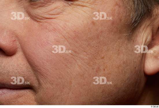 Face Cheek Skin Man Chubby Wrinkles Studio photo references