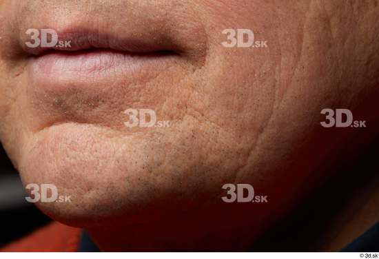Face Mouth Cheek Skin Man Chubby Wrinkles Studio photo references