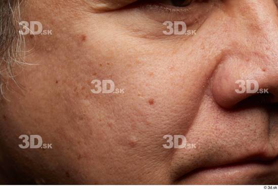 Face Nose Cheek Skin Man Chubby Wrinkles Studio photo references