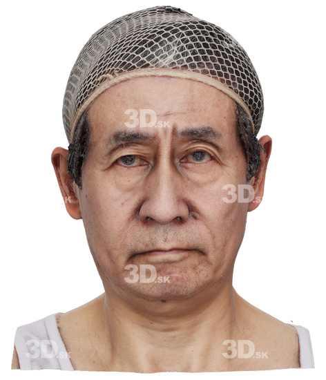 Head Man Asian 3D Neutral Raw