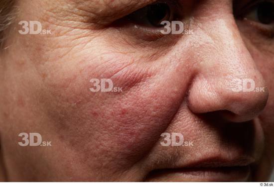 Mouth Nose Cheek Skin Woman Chubby Wrinkles Studio photo references