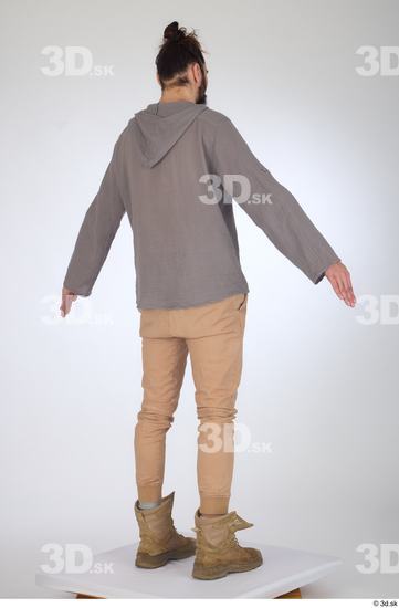 Man White Slim Male Studio Poses