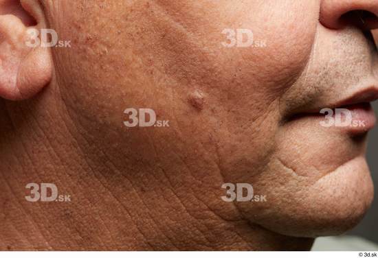 Mouth Cheek Ear Skin Man Chubby Wrinkles Studio photo references