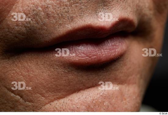 Mouth Skin Man Chubby Wrinkles Studio photo references