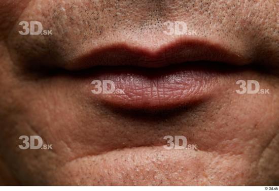 Mouth Skin Man Chubby Wrinkles Studio photo references