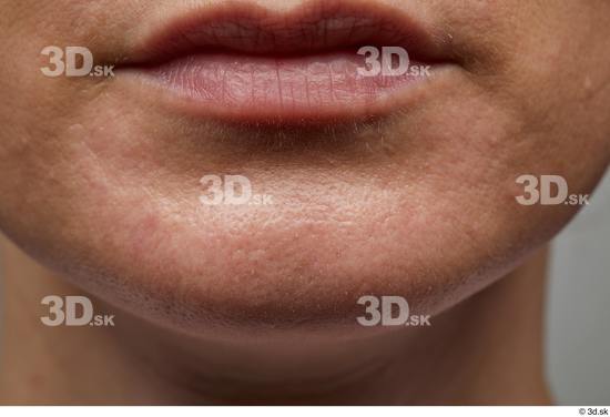 Mouth Skin Woman White Slim Studio photo references