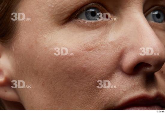 Eye Nose Cheek Skin Woman White Slim Studio photo references