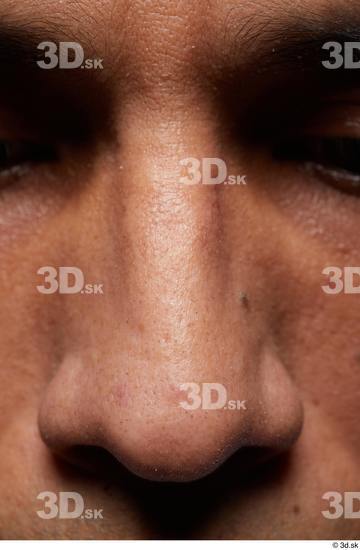 Nose Skin Man Slim Studio photo references