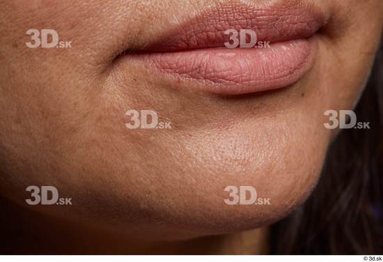 Face Mouth Skin Woman Slim Studio photo references