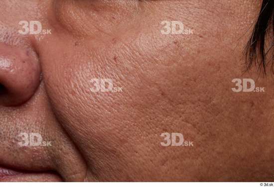 Face Nose Cheek Skin Man Slim Wrinkles Studio photo references