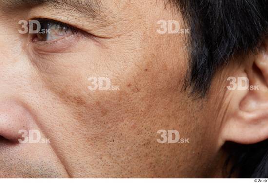 Eye Face Cheek Ear Hair Skin Man Slim Wrinkles Studio photo references