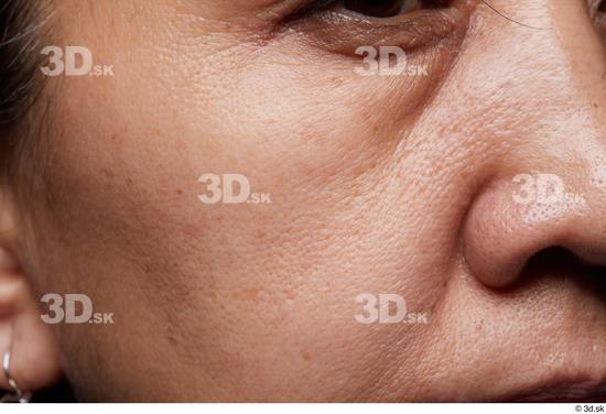 Nose Cheek Skin Woman Slim Studio photo references