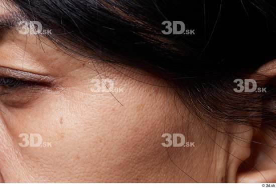 Cheek Hair Skin Woman Slim Wrinkles Studio photo references