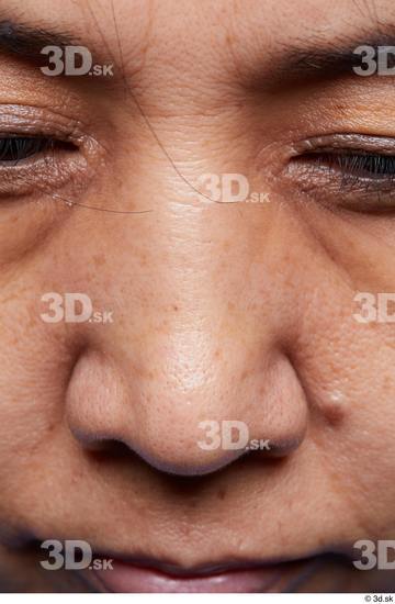 Nose Skin Woman Slim Wrinkles Studio photo references
