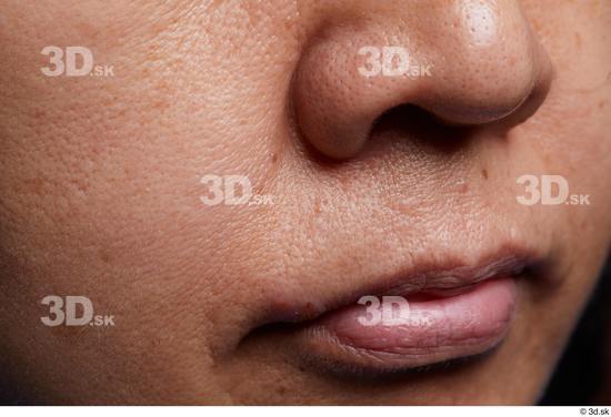 Mouth Nose Cheek Skin Woman Slim Studio photo references