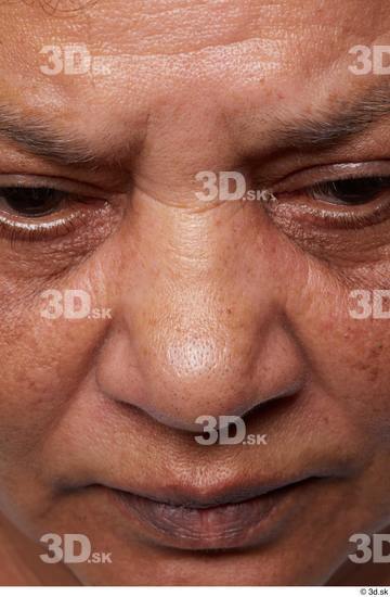 Face Nose Skin Woman Chubby Wrinkles Studio photo references