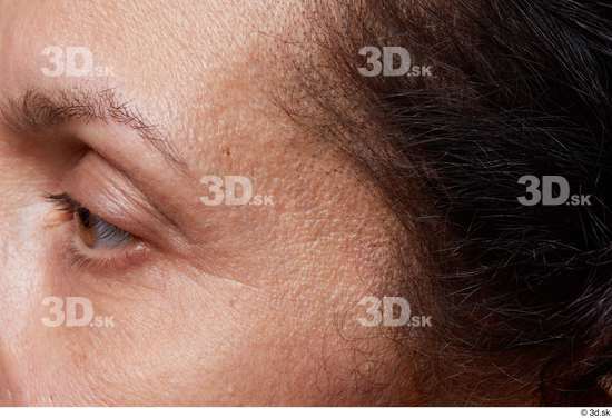 Eye Cheek Hair Skin Woman Slim Wrinkles Studio photo references