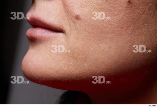 Mouth Cheek Skin Woman Birthmarks Slim Wrinkles Studio photo references
