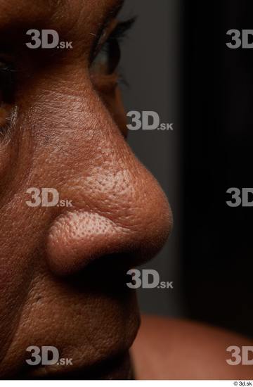 and more Face Nose Skin Woman Chubby Wrinkles Studio photo references