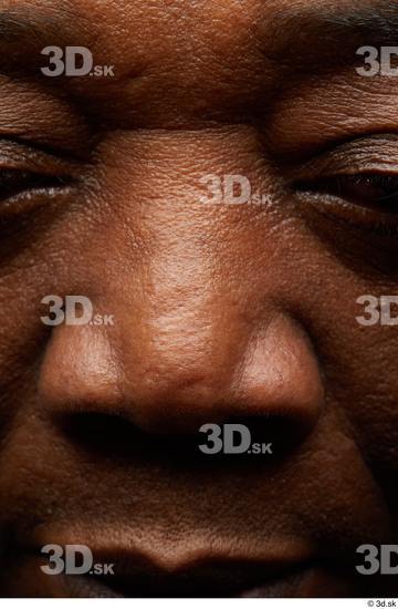 Face Mouth Nose Skin Man Black Overweight Studio photo references
