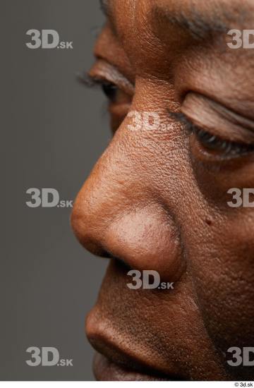 Face Nose Skin Man Black Overweight Studio photo references