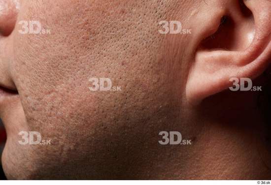 Face Cheek Ear Skin Man Slim Studio photo references