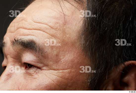 Eye Face Hair Skin Man Asian Slim Wrinkles Studio photo references